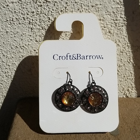 Croft & Barrow Pink Necklace & Earrings NWT - Picture 5 of 6